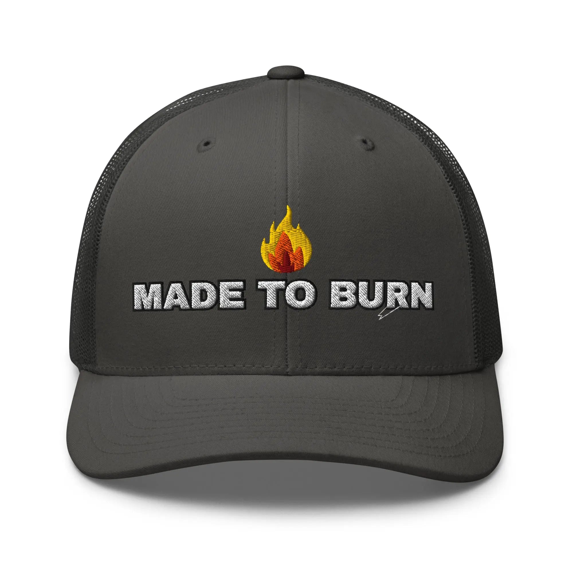 Hats Charcoal Snapback Custom Trucker Hats MADE TO BURN Badass Cap for Men & Women Infidel Collective