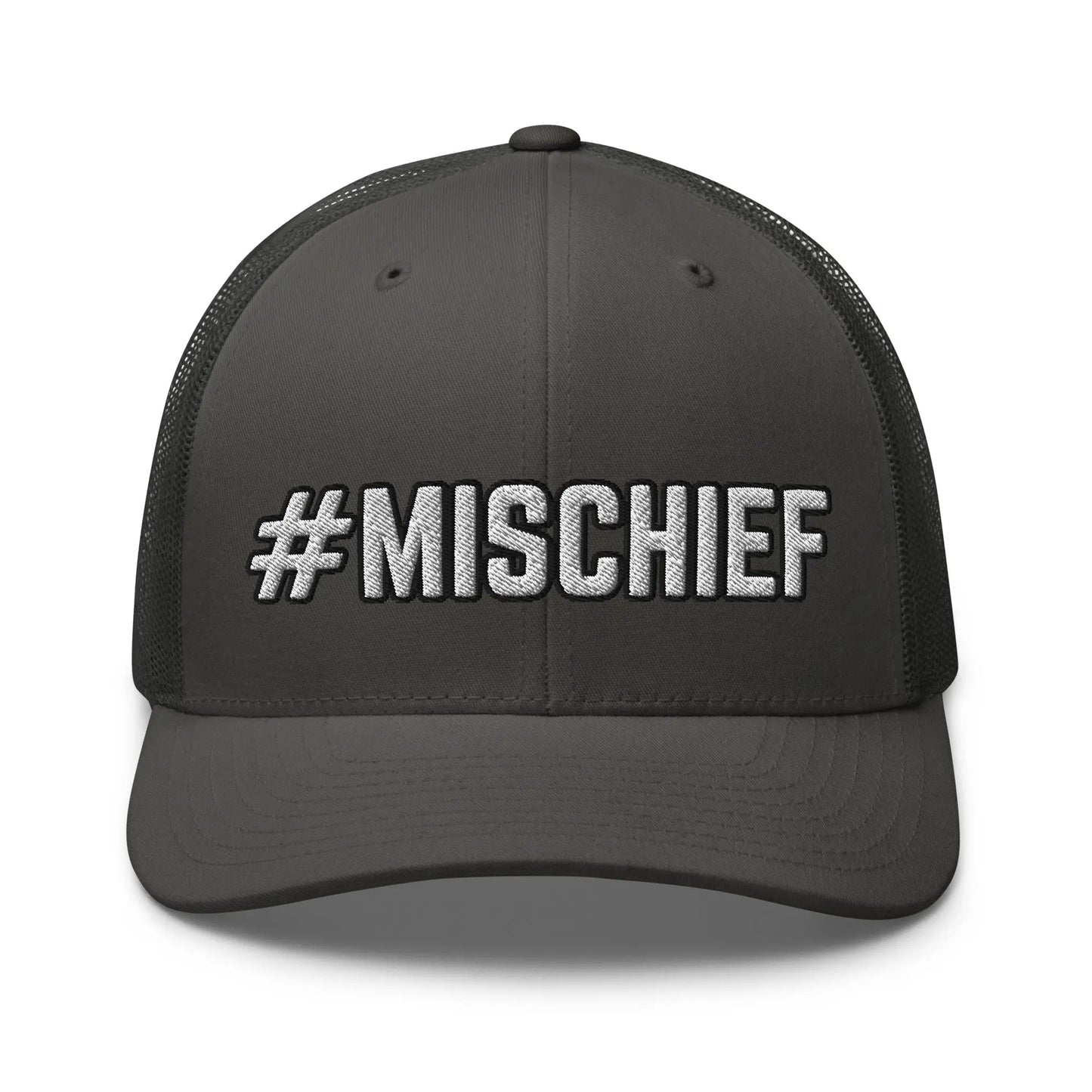 Hats Charcoal Snapback Custom Trucker Hats MISCHIEF Funny Cap for Men & Women Infidel Collective