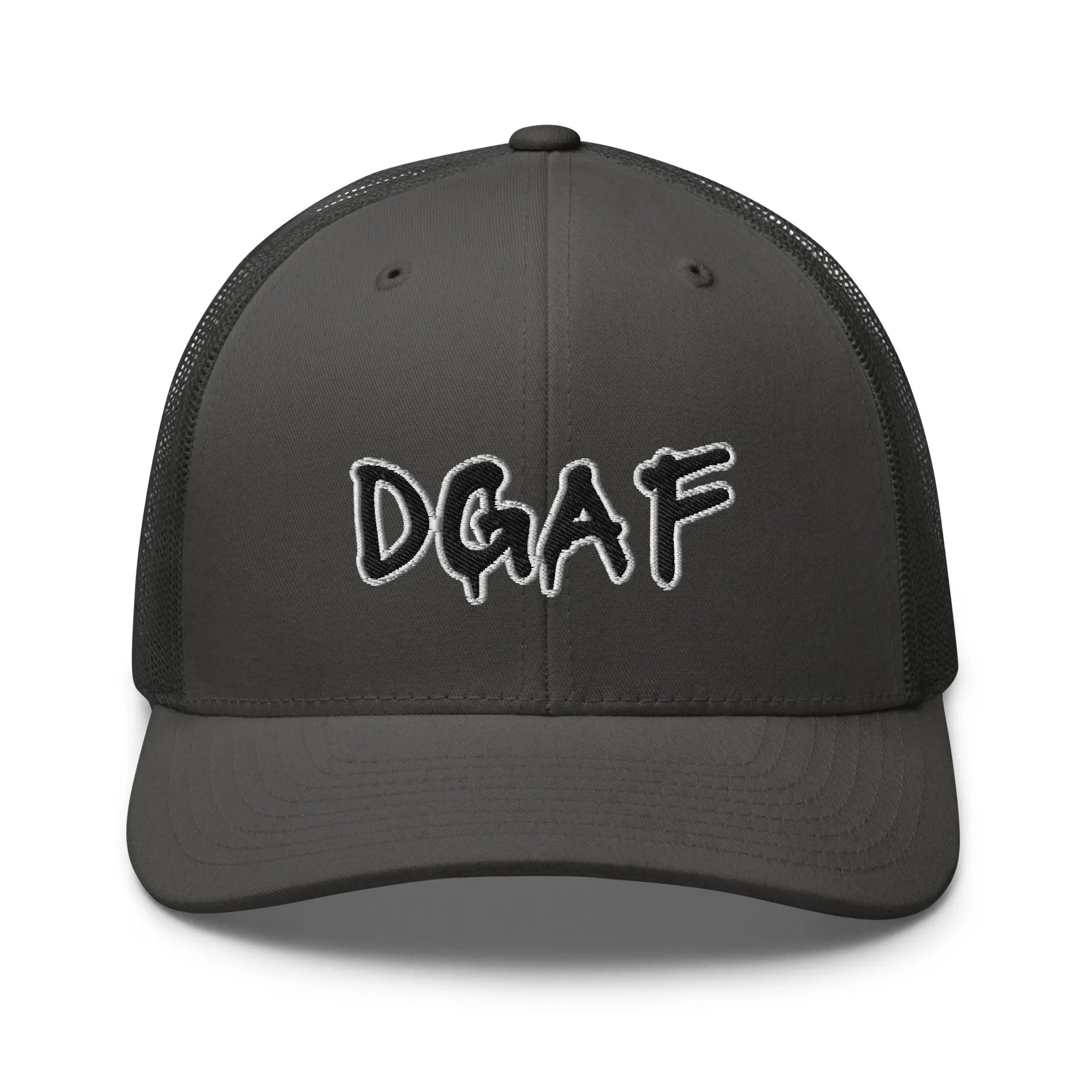 Hats Charcoal Snapback Custom Trucker Hats NSFW DGAF Cap for Men & Women Infidel Collective