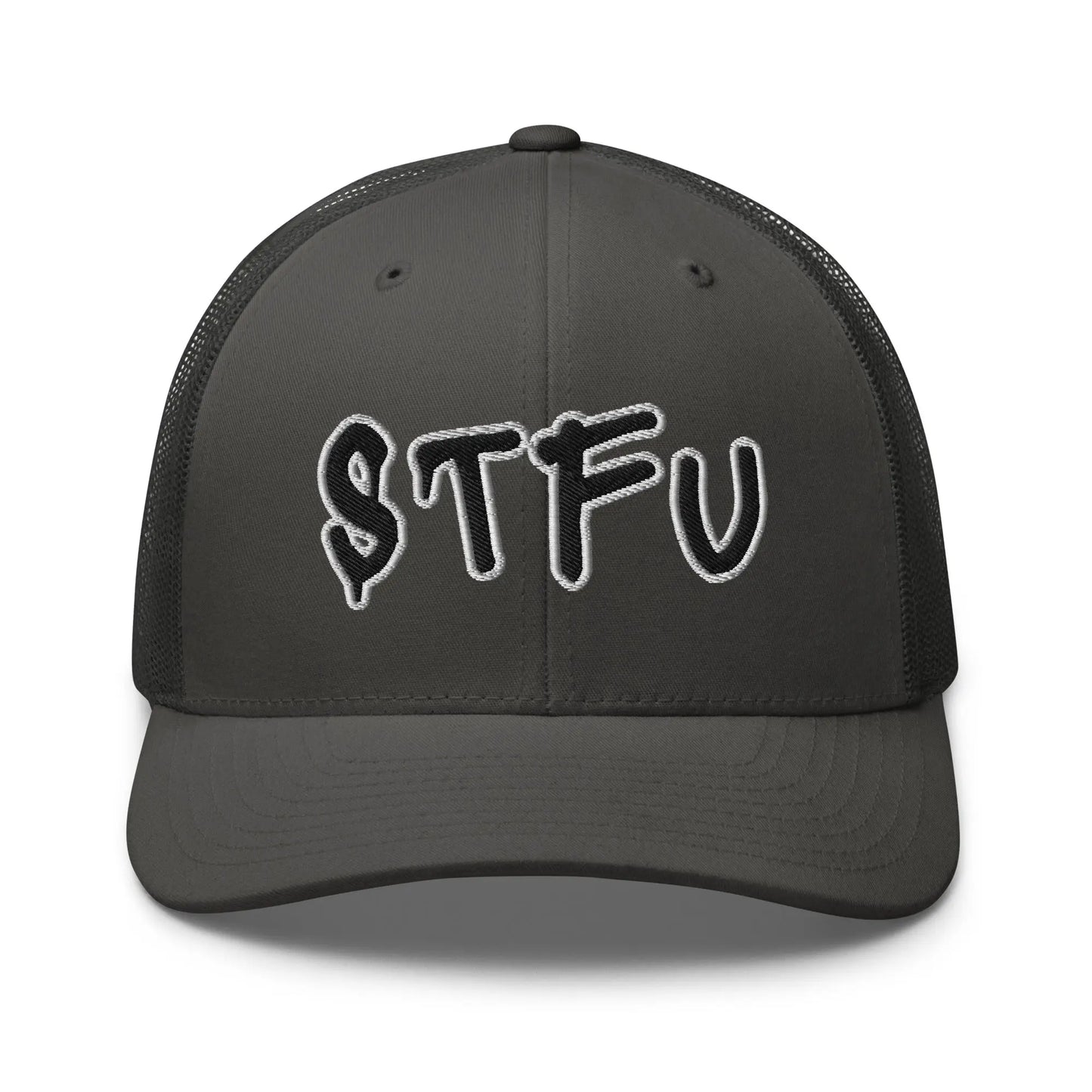Hats Charcoal Snapback Custom Trucker Hats STFU NSFW Cap for Men & Women Infidel Collective