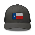 Hats Charcoal Snapback Custom Trucker Hats Texas Flag Lone Star Cap for Men & Women Infidel Collective