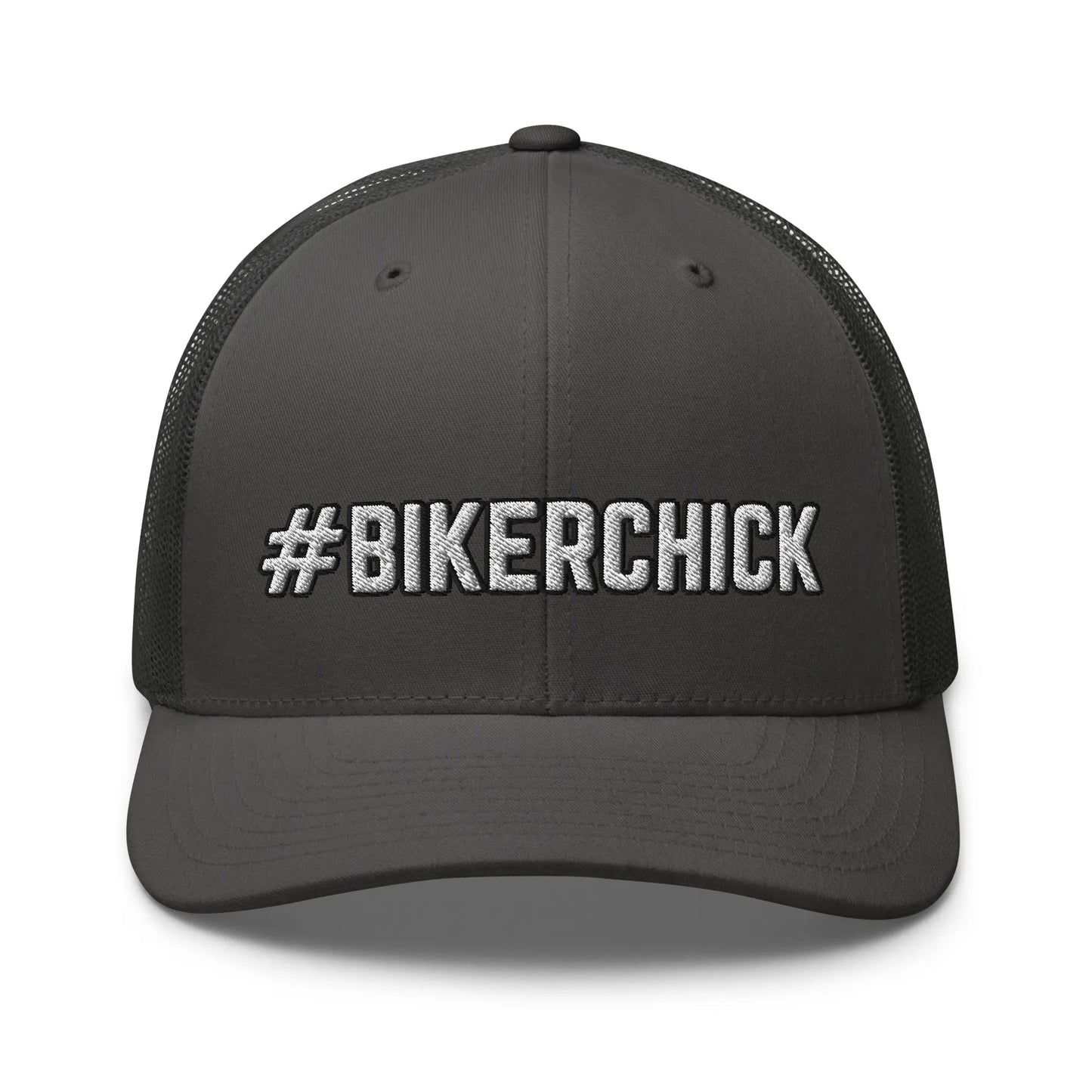 Hats Charcoal Snapback Custom Trucker Hats #BIKERCHICK Cap for Sexy Women Who Own It Infidel Collective