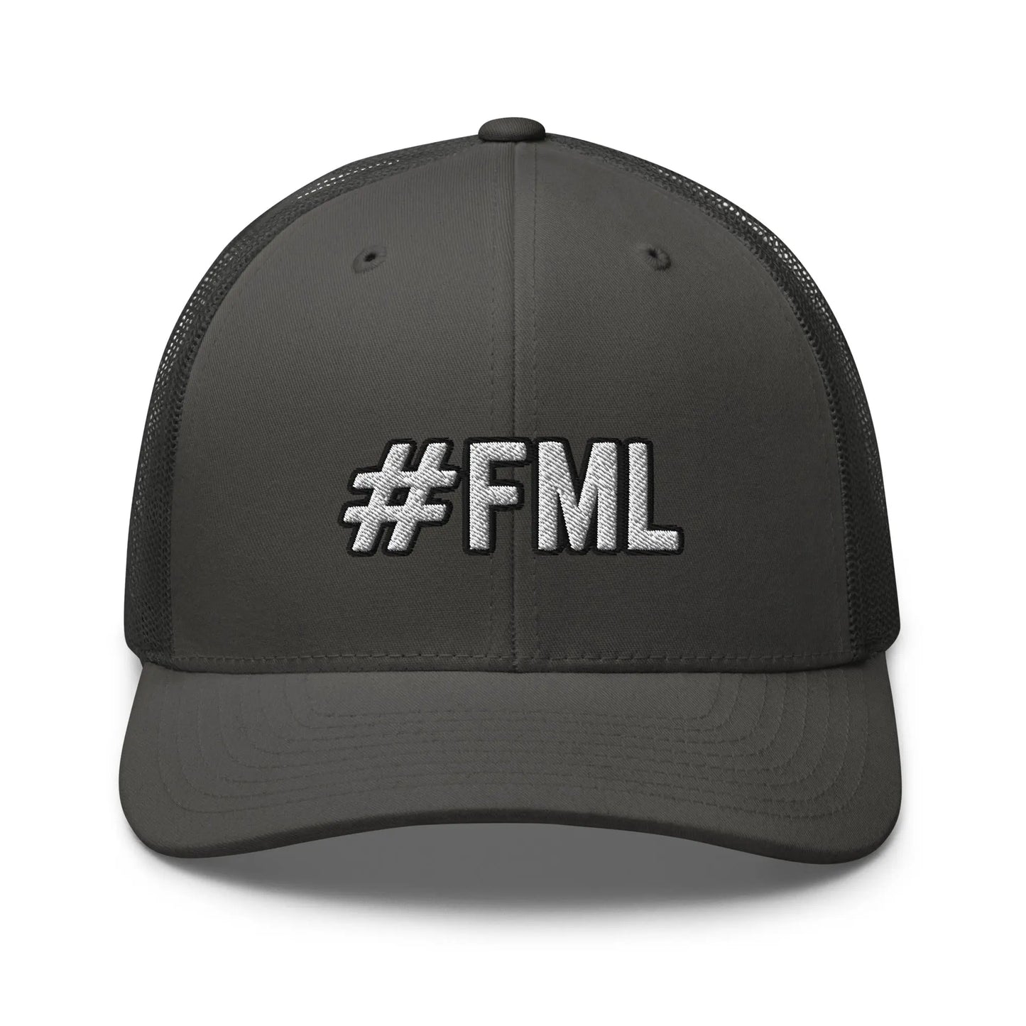 Hats Charcoal Snapback Custom Trucker Hats #FML Cap for Men & Women Funny Everyday Humor Infidel Collective
