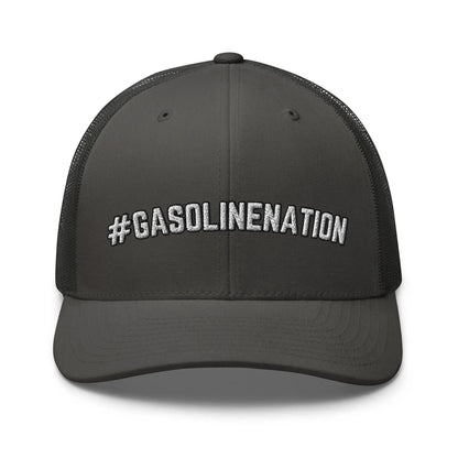 Hats Charcoal Snapback Custom Trucker Hats #GASOLINENATION Funny Cap for Men & Women Infidel Collective