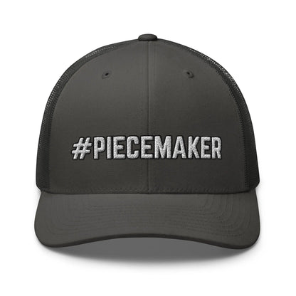 Hats Charcoal Snapback Custom Trucker Hats #PIECEMAKER Biker & 2A Cap for Men & Women Infidel Collective