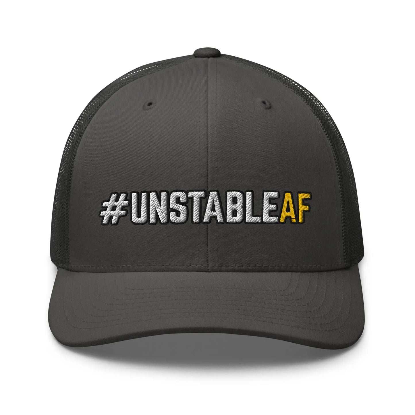 Hats Charcoal Snapback Custom Trucker Hats #UNSTABLEAF Funny Mesh NSFW AF Hat Infidel Collective