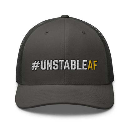 Hats Charcoal Snapback Custom Trucker Hats #UNSTABLEAF Funny Mesh NSFW AF Hat Infidel Collective