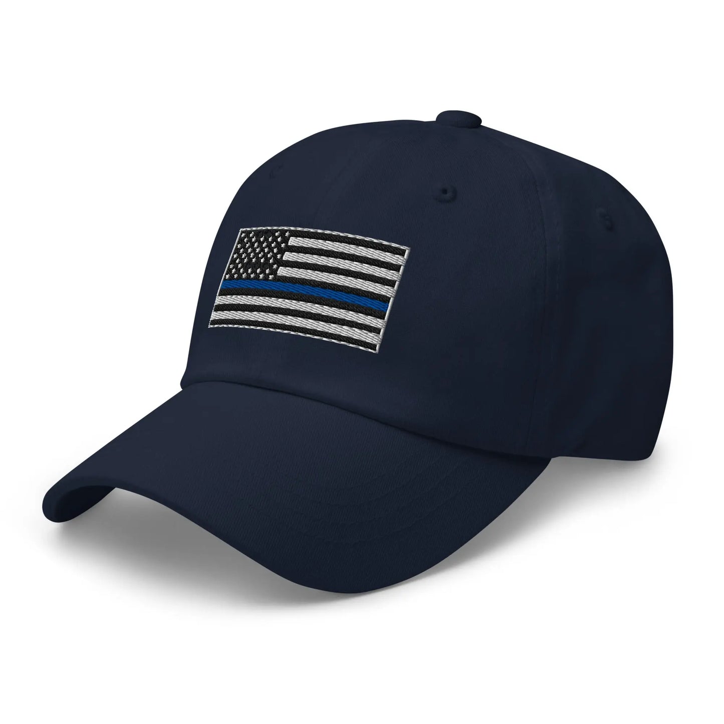 Hats  Classic Ball Cap with Back the Blue USA Flag Embroidery Infidel Collective