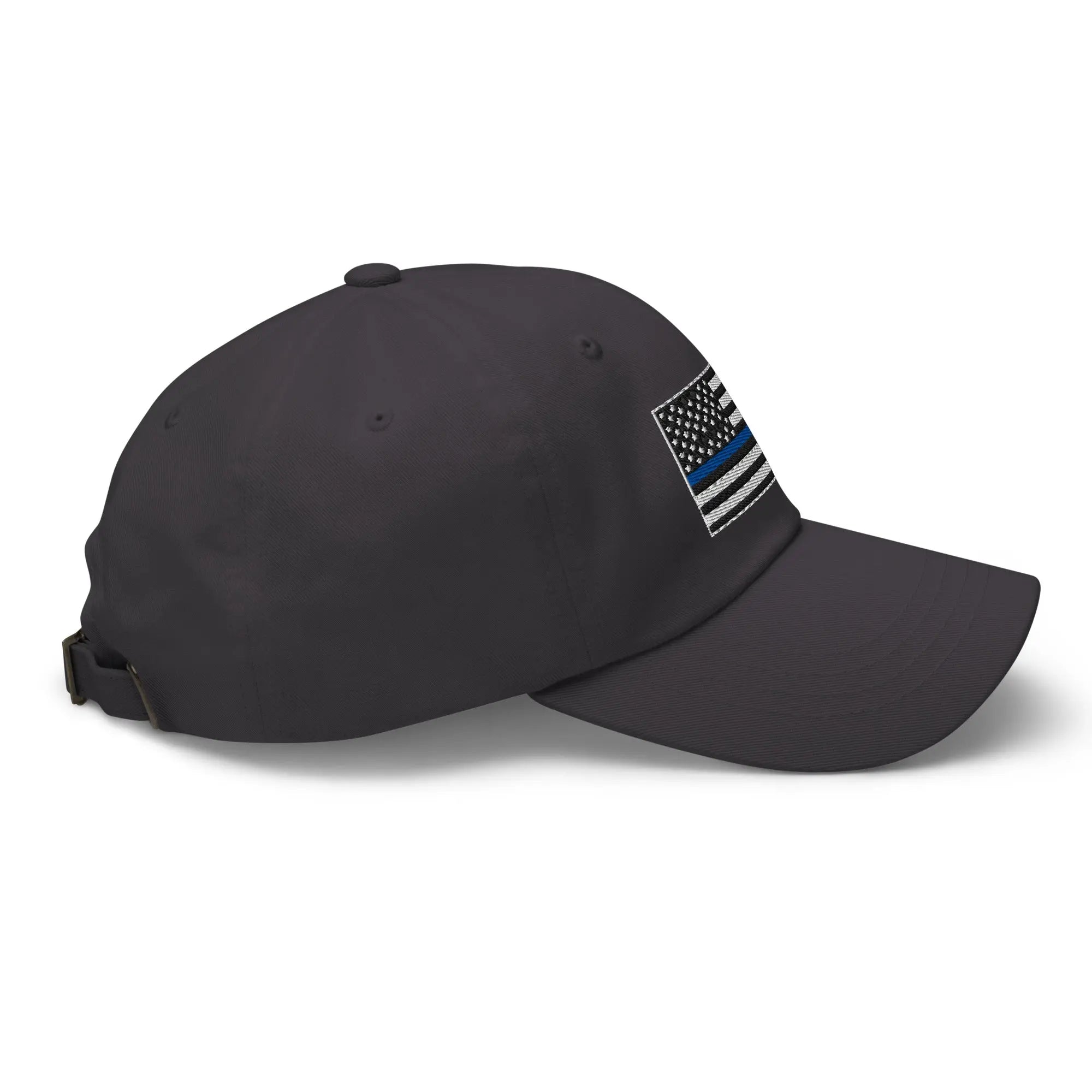Hats  Classic Ball Cap with Back the Blue USA Flag Embroidery Infidel Collective