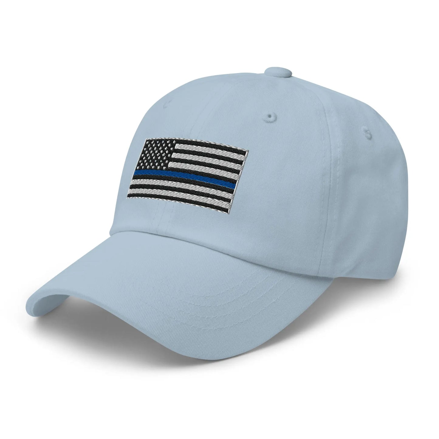 Hats  Classic Ball Cap with Back the Blue USA Flag Embroidery Infidel Collective