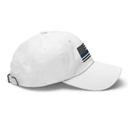 Hats  Classic Ball Cap with Back the Blue USA Flag Embroidery Infidel Collective