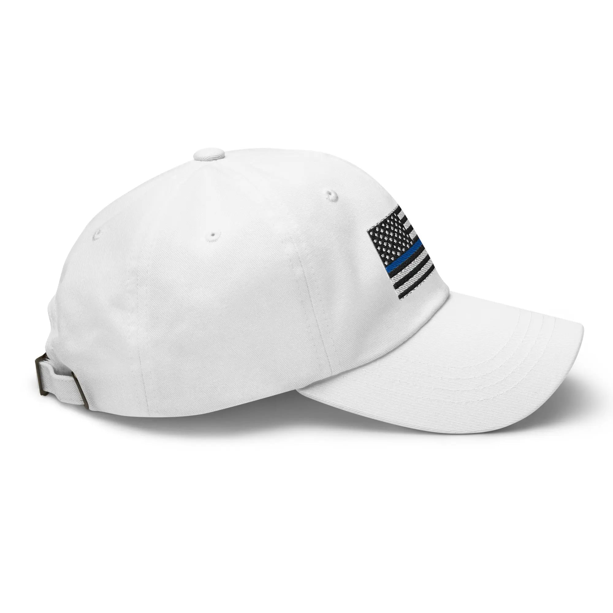 Hats  Classic Ball Cap with Back the Blue USA Flag Embroidery Infidel Collective