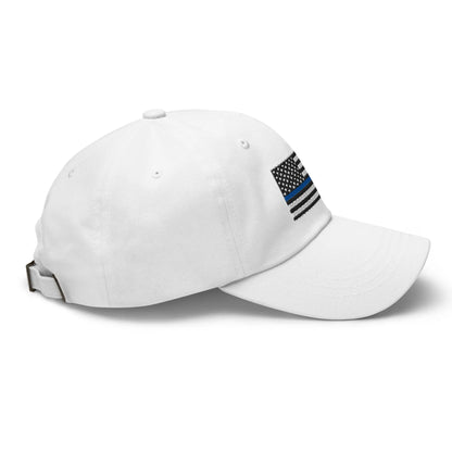 Hats  Classic Ball Cap with Back the Blue USA Flag Embroidery Infidel Collective