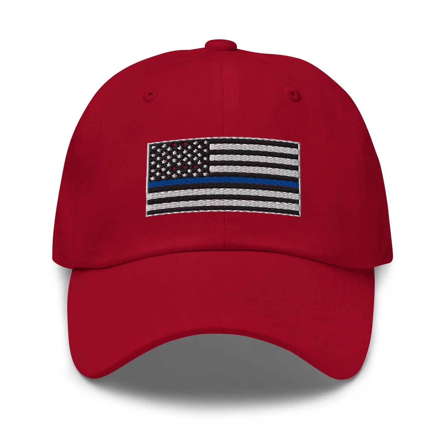 Hats Cranberry Classic Ball Cap with Back the Blue USA Flag Embroidery Infidel Collective