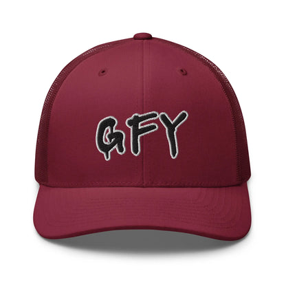Hats Cranberry Snapback Custom Trucker Hat Inappropriate NSFW GFY Cap for Men & Women Infidel Collective