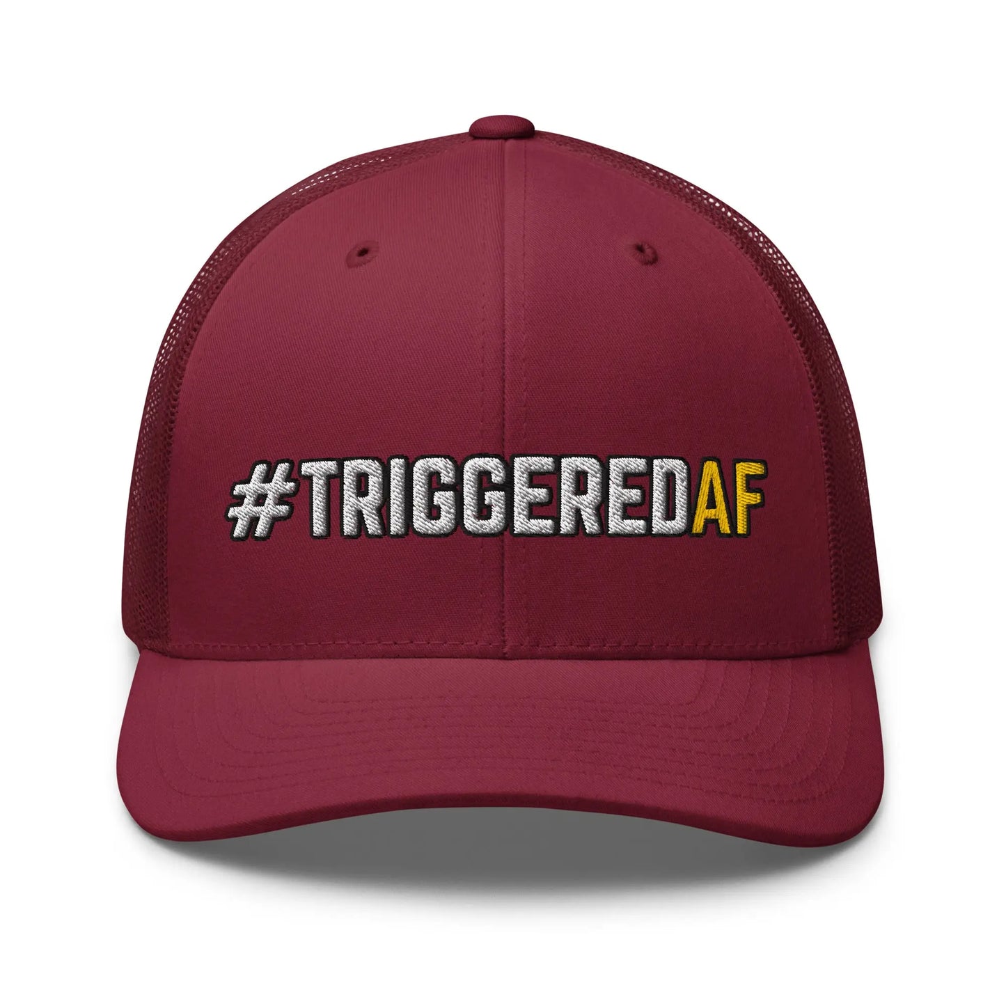 Hats Cranberry Snapback Custom Trucker Hat NSFW #TRIGGEREDAF for Men & Women Funny AF Infidel Collective