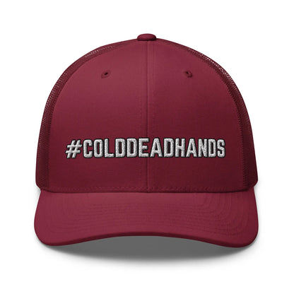 Hats Cranberry Snapback Custom Trucker Hat #COLDDEADHANDS 2A Cap for Men & Women Infidel Collective