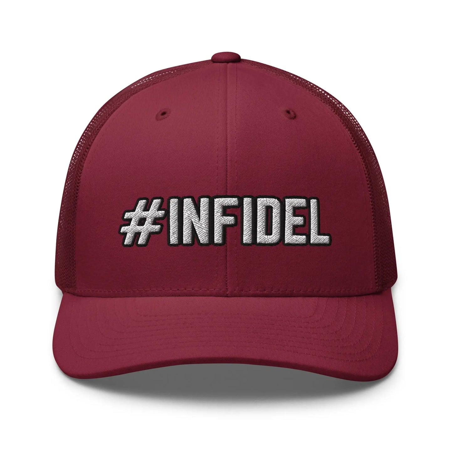 Hats Cranberry Snapback Custom Trucker Hats Badass Patriotic #INFIDEL Cap for Men & Women Infidel Collective