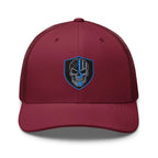 Hats Cranberry Snapback Custom Trucker Hats Blue Line Skull Cool Patriotic Cap Infidel Collective