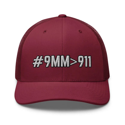 Hats Cranberry Snapback Custom Trucker Hats Cool 2A #9MM>911 Cap for Men & Women Infidel Collective