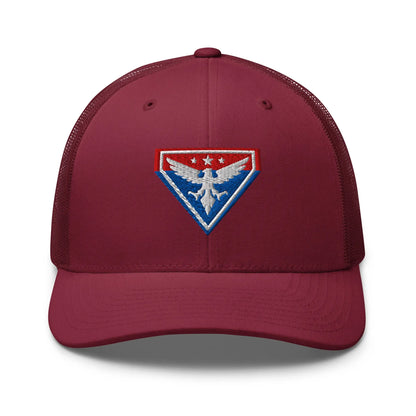 Hats Cranberry Snapback Custom Trucker Hats Liberty Eagle Badge Cool Patriotic Cap Infidel Collective