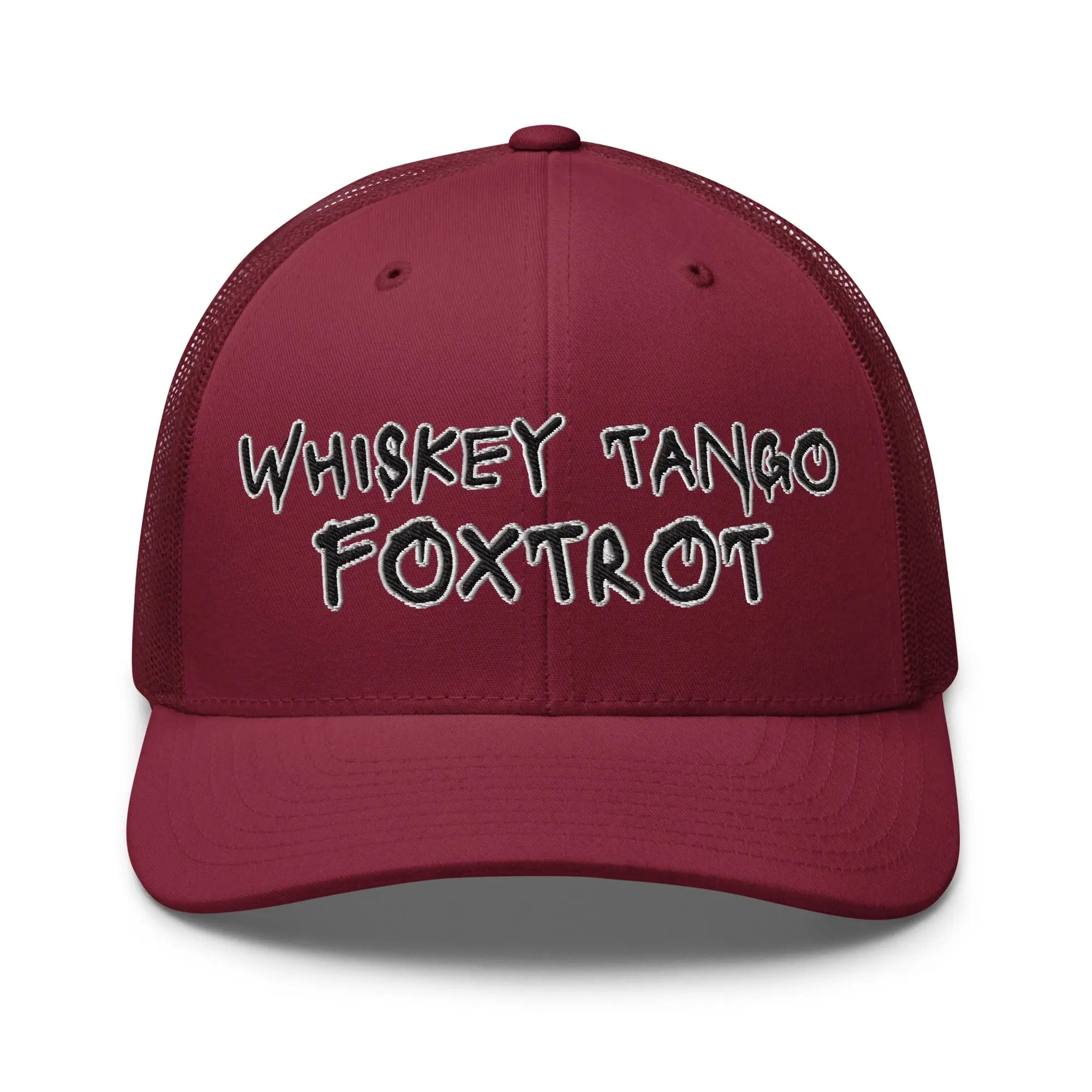 Hats Cranberry Snapback Custom Trucker Hats NSFW Whiskey Tango Foxtrot Cap for Men & Women Infidel Collective