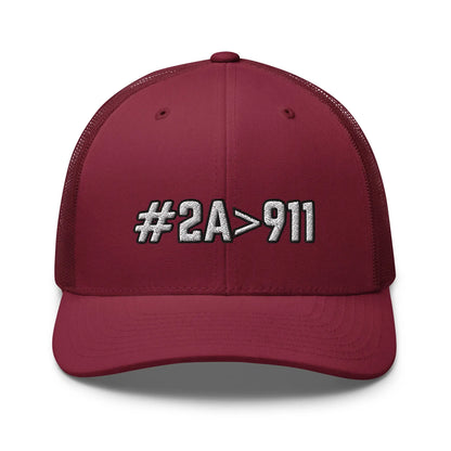 Hats Cranberry Snapback Custom Trucker Hats Rock the #2A>911 Cap for Men & Women Infidel Collective