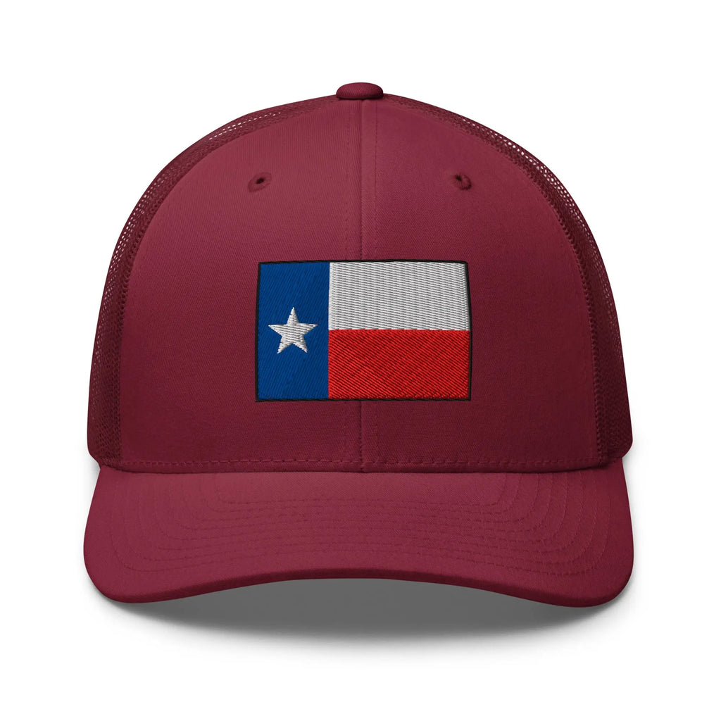 Hats Cranberry Snapback Custom Trucker Hats Texas Flag Lone Star Cap for Men & Women Infidel Collective
