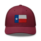 Hats Cranberry Snapback Custom Trucker Hats Texas Flag Lone Star Cap for Men & Women Infidel Collective