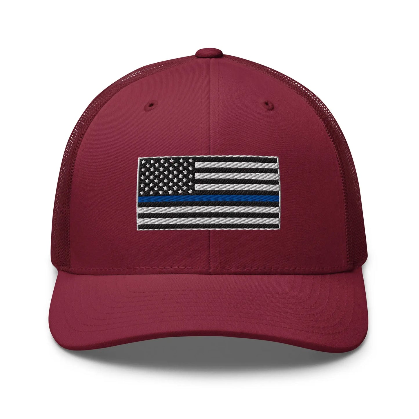 Hats Cranberry Snapback Custom Trucker Hats Thin Blue Line Flag Cool Patriotic Cap Infidel Collective