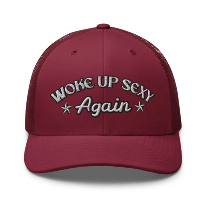 Hats Cranberry Snapback Custom Trucker Hats Woke Up Sexy Cap for Women Who Own It Infidel Collective