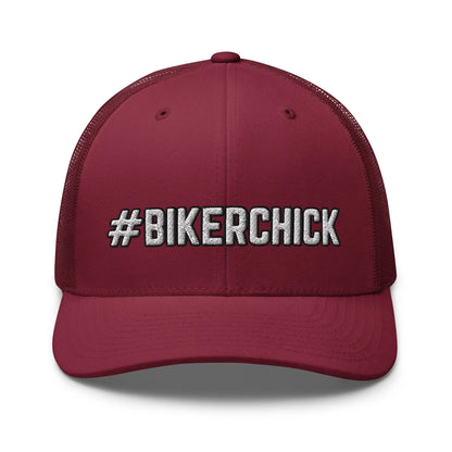Hats Cranberry Snapback Custom Trucker Hats #BIKERCHICK Cap for Sexy Women Who Own It Infidel Collective