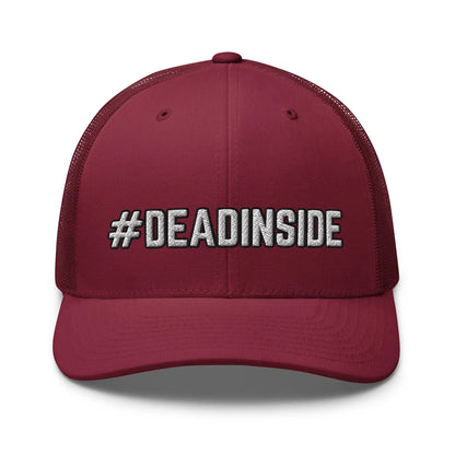Hats Cranberry Snapback Custom Trucker Hats #DEADINSIDE Emo Cap for the Emotionally Unavailable Infidel Collective