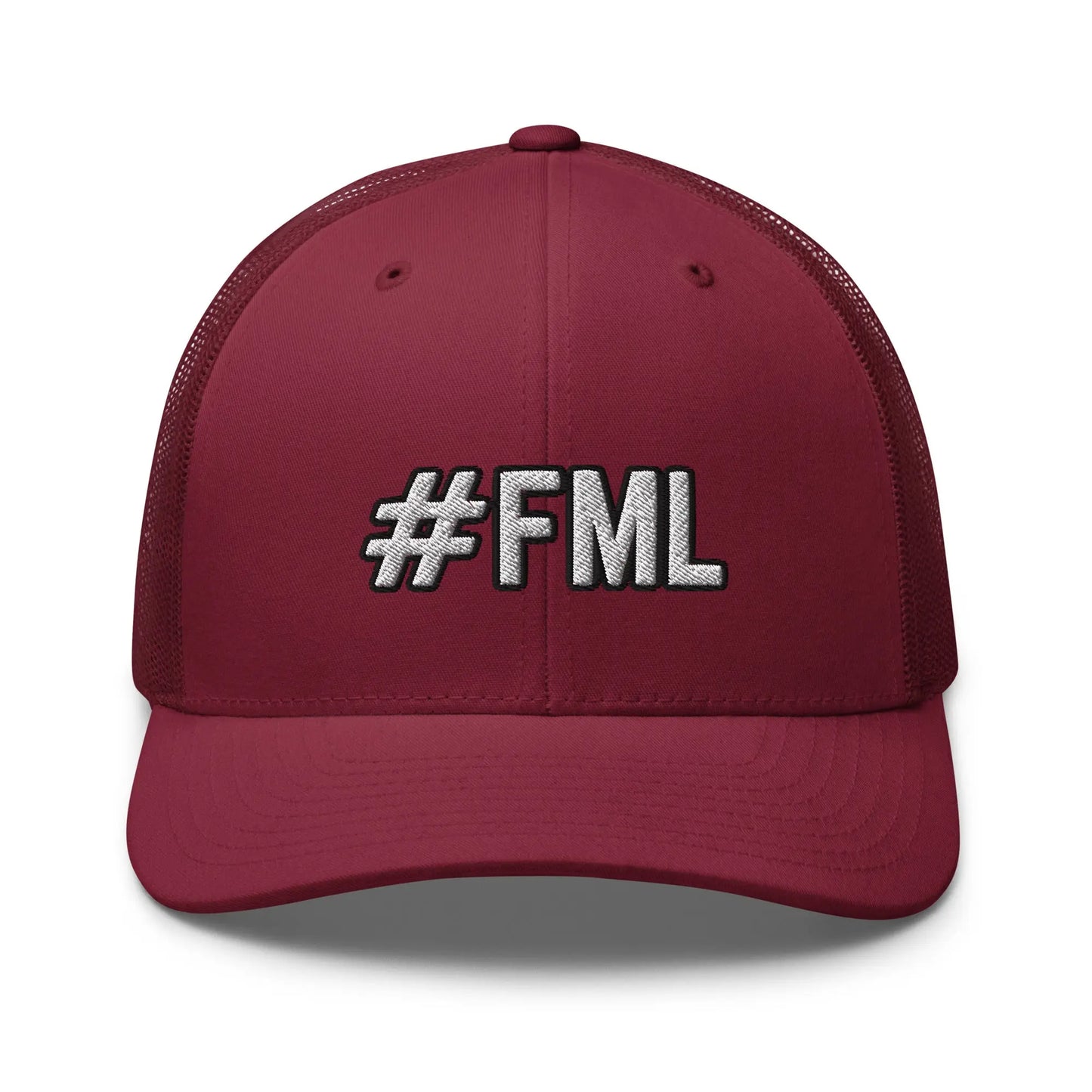 Hats Cranberry Snapback Custom Trucker Hats #FML Cap for Men & Women Funny Everyday Humor Infidel Collective