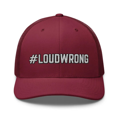 Hats Cranberry Snapback Custom Trucker Hats #LOUDWRONG Funny Cap for Men & Women Infidel Collective