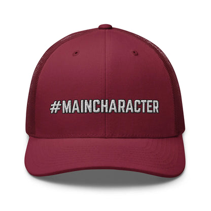 Hats Cranberry Snapback Custom Trucker Hats #MAINCHARACTER Funny Caps for Men & Women Infidel Collective