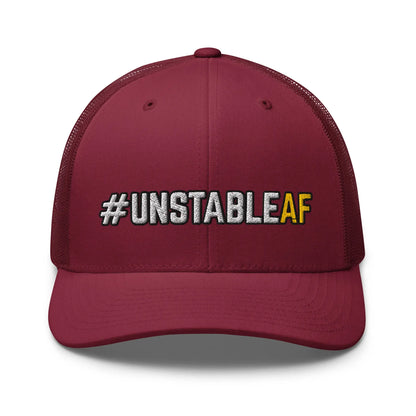 Hats Cranberry Snapback Custom Trucker Hats #UNSTABLEAF Funny Mesh NSFW AF Hat Infidel Collective
