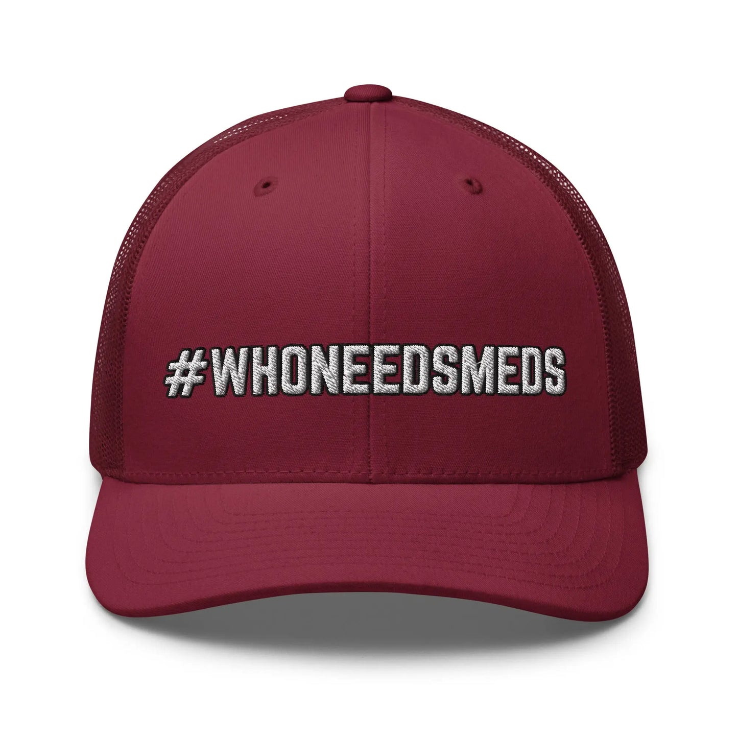 Hats Cranberry Snapback Custom Trucker Hats #WHONEEDSMEDS Funny Cap for Men & Women Infidel Collective