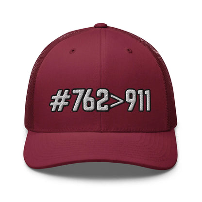 Hats Cranberry #762>911 2A Mesh Snapback Custom Trucker Hats for Men & Women Infidel Collective