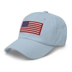 Hats  Custom Ball Cap with Red White & Blue USA Flag Embroidered Hat Infidel Collective