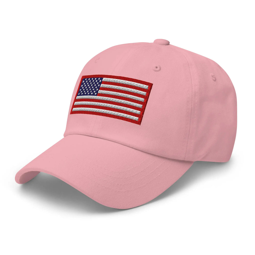 Hats  Custom Ball Cap with Red White & Blue USA Flag Embroidered Hat Infidel Collective