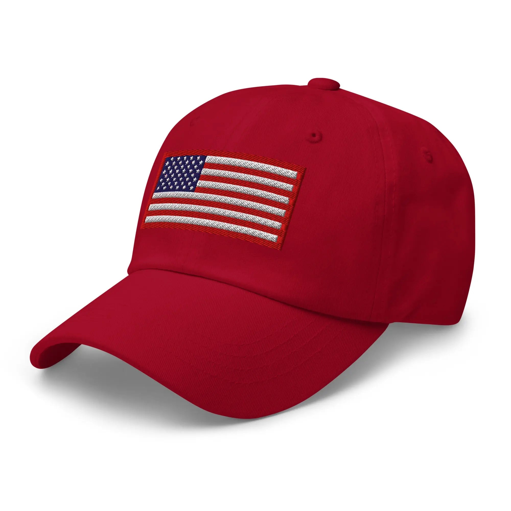 Hats  Custom Ball Cap with Red White & Blue USA Flag Embroidered Hat Infidel Collective