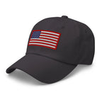 Hats  Custom Ball Cap with Red White & Blue USA Flag Embroidered Hat Infidel Collective