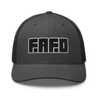 Hats Dark-Heather-Gray Snapback Custom Trucker Hats Badass FAFO Grand Games NSFW Caps for Men & Women Infidel Collective