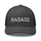 Hats Dark-Heather-Gray Snapback Custom Trucker Hats Cool BADASS Caps for Men & Women Infidel Collective