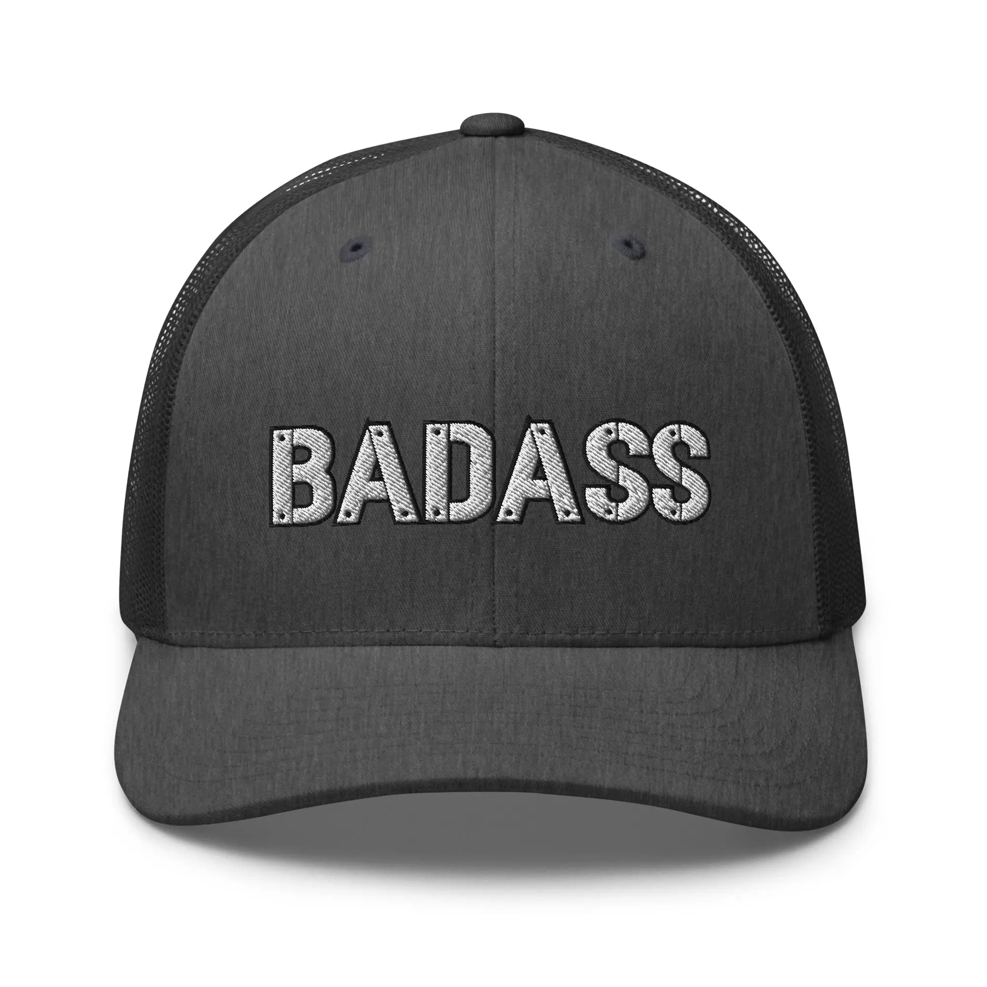 Hats Dark-Heather-Gray Snapback Custom Trucker Hats Cool BADASS Caps for Men & Women Infidel Collective