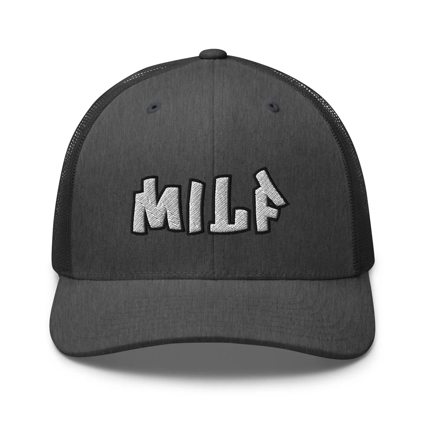 Hats Dark-Heather-Gray Snapback Custom Trucker Hats Funny MILF Cap for Sexy Women Who Own It Infidel Collective