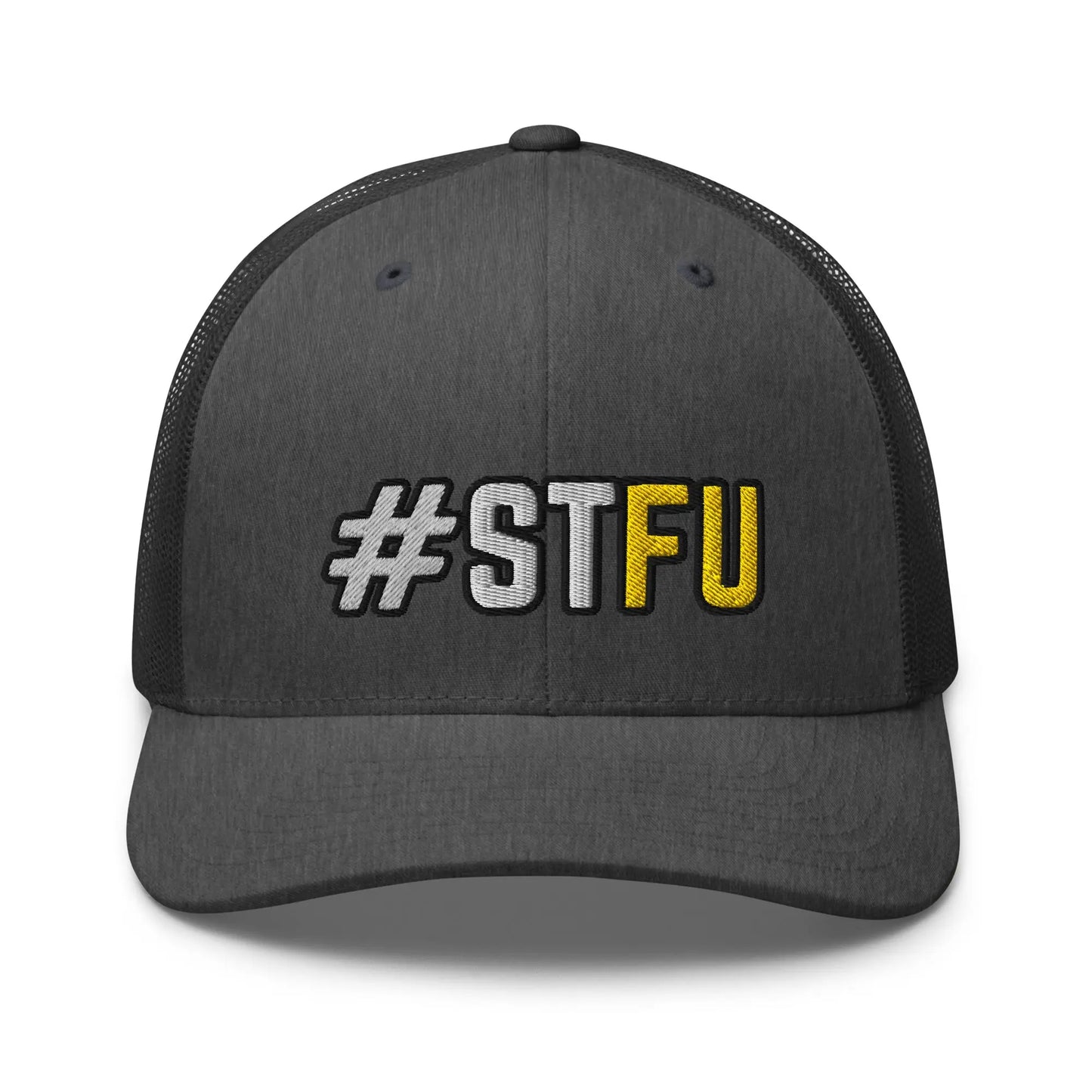 Hats Dark-Heather-Gray Snapback Custom Trucker Hats Funny STFU NSFW Cap for Men & Women Infidel Collective