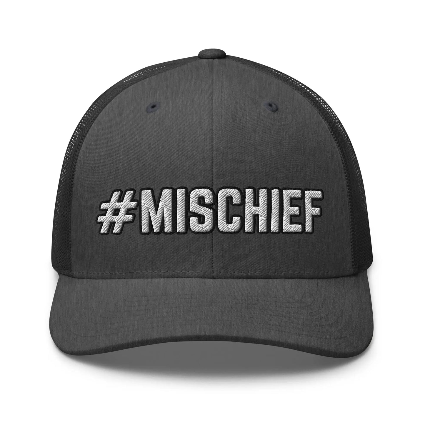 Hats Dark-Heather-Gray Snapback Custom Trucker Hats MISCHIEF Funny Cap for Men & Women Infidel Collective