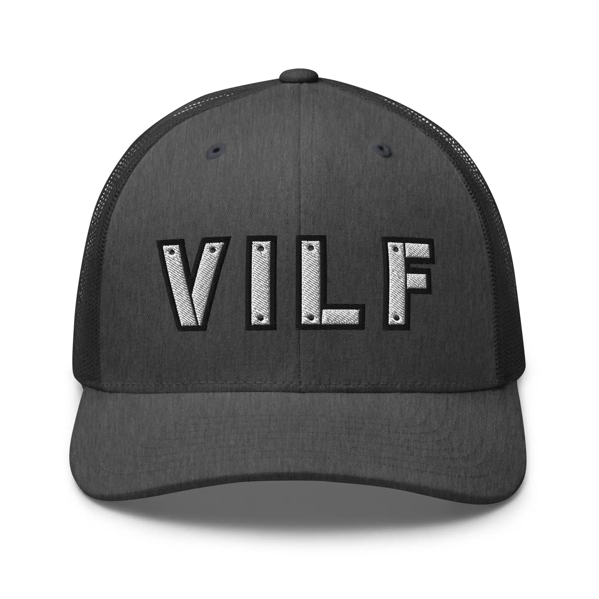Hats Dark-Heather-Gray Snapback Custom Trucker Hats NSFW VILF Funny Cap for Veteran's Infidel Collective
